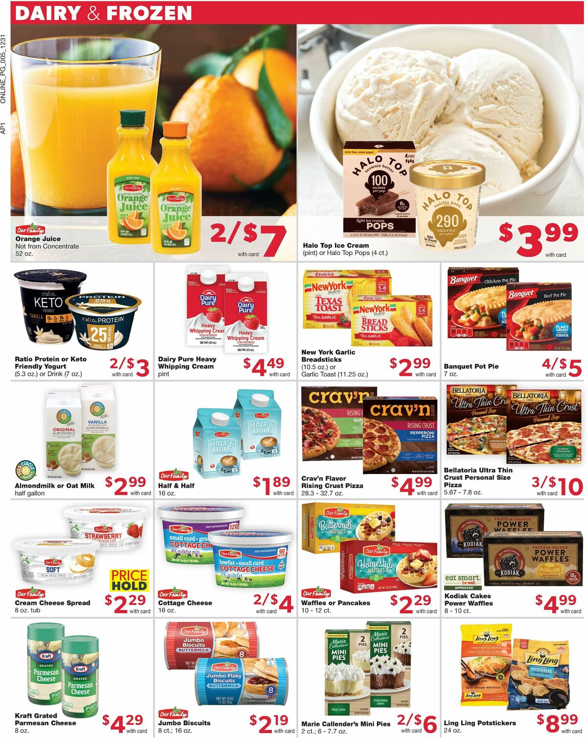 Family Fare Weekly Ad from January 2