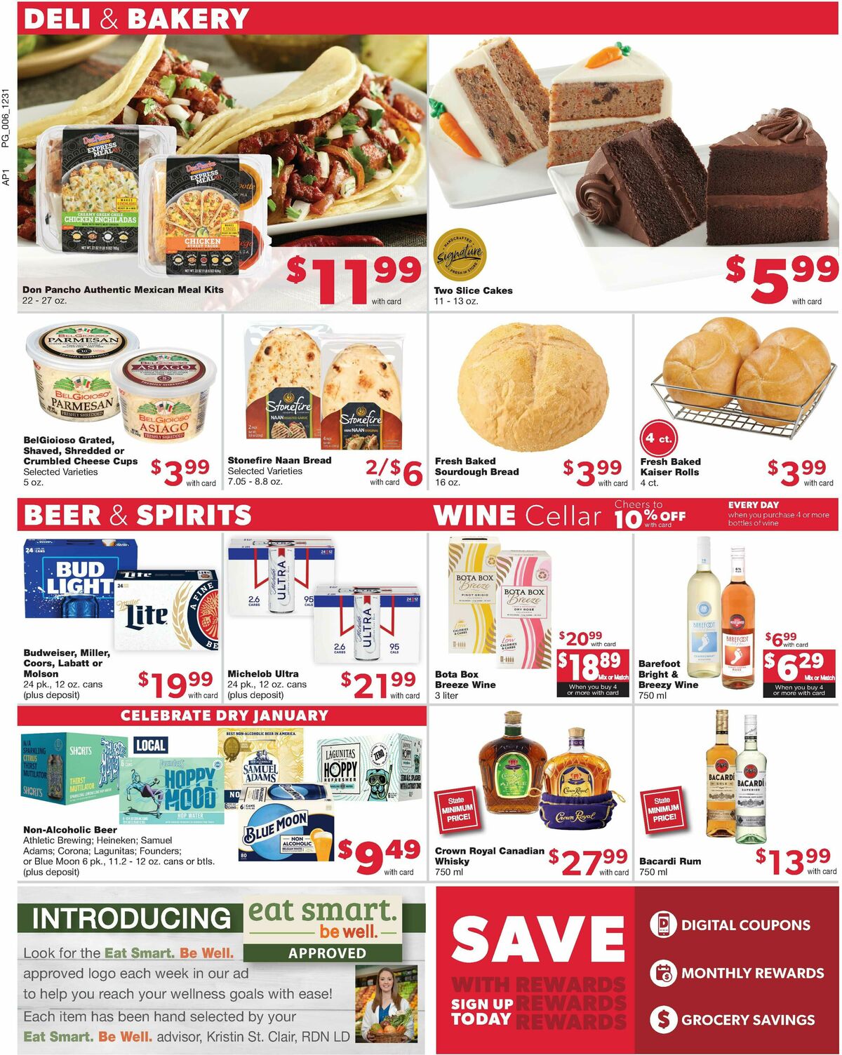 Family Fare Weekly Ad from January 2