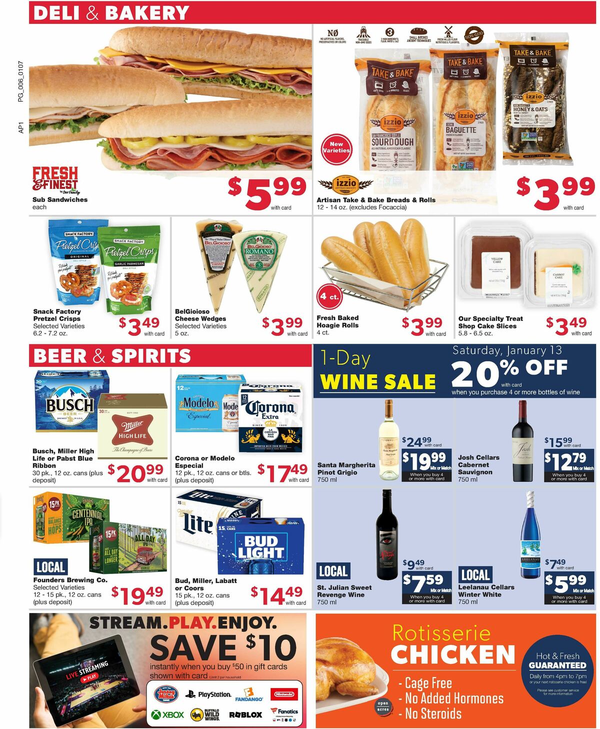 Family Fare Weekly Ad from January 7