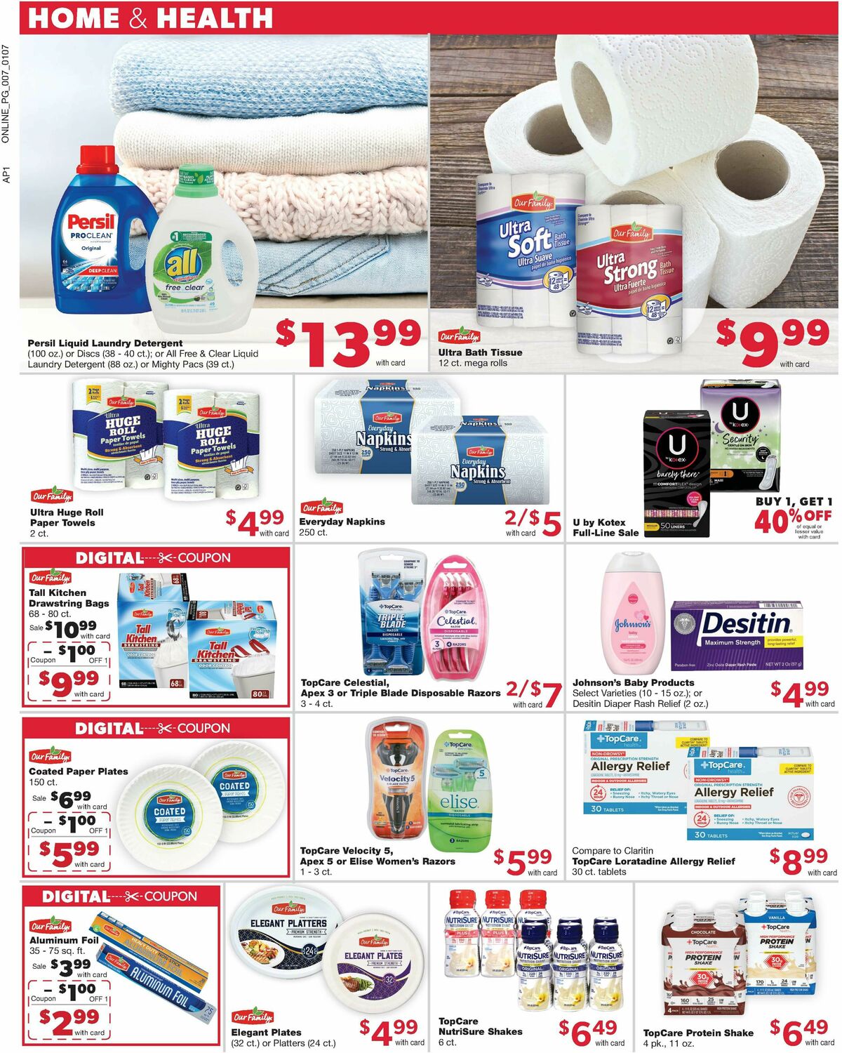 Family Fare Weekly Ad from January 7