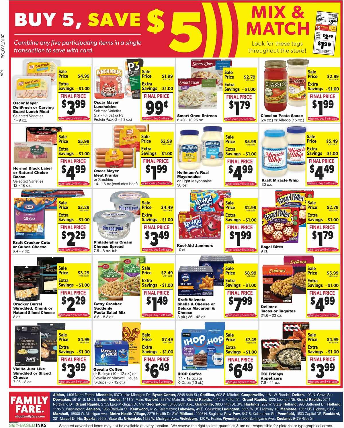 Family Fare Weekly Ad from January 7