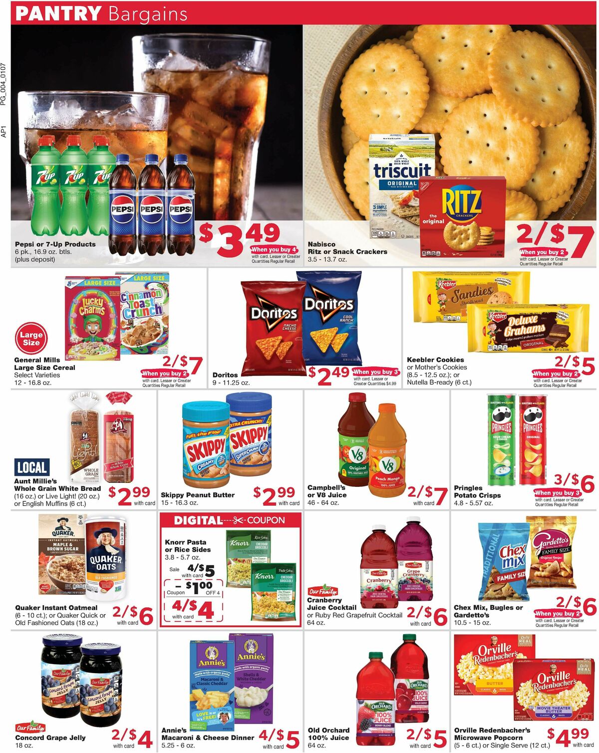 Family Fare Weekly Ad from January 7