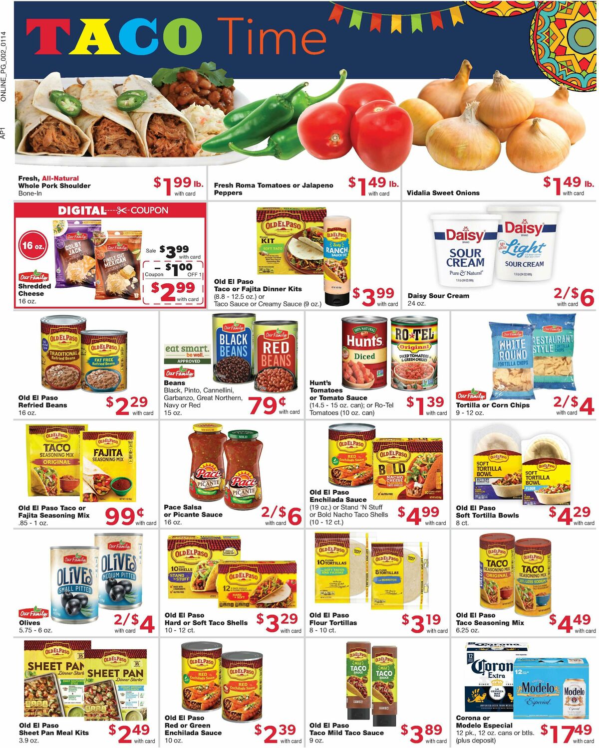 Family Fare Weekly Ad from January 14