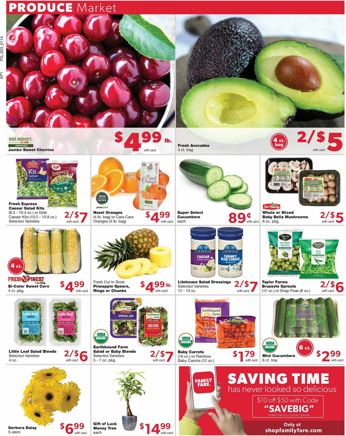 Family Fare Weekly Ad from January 14