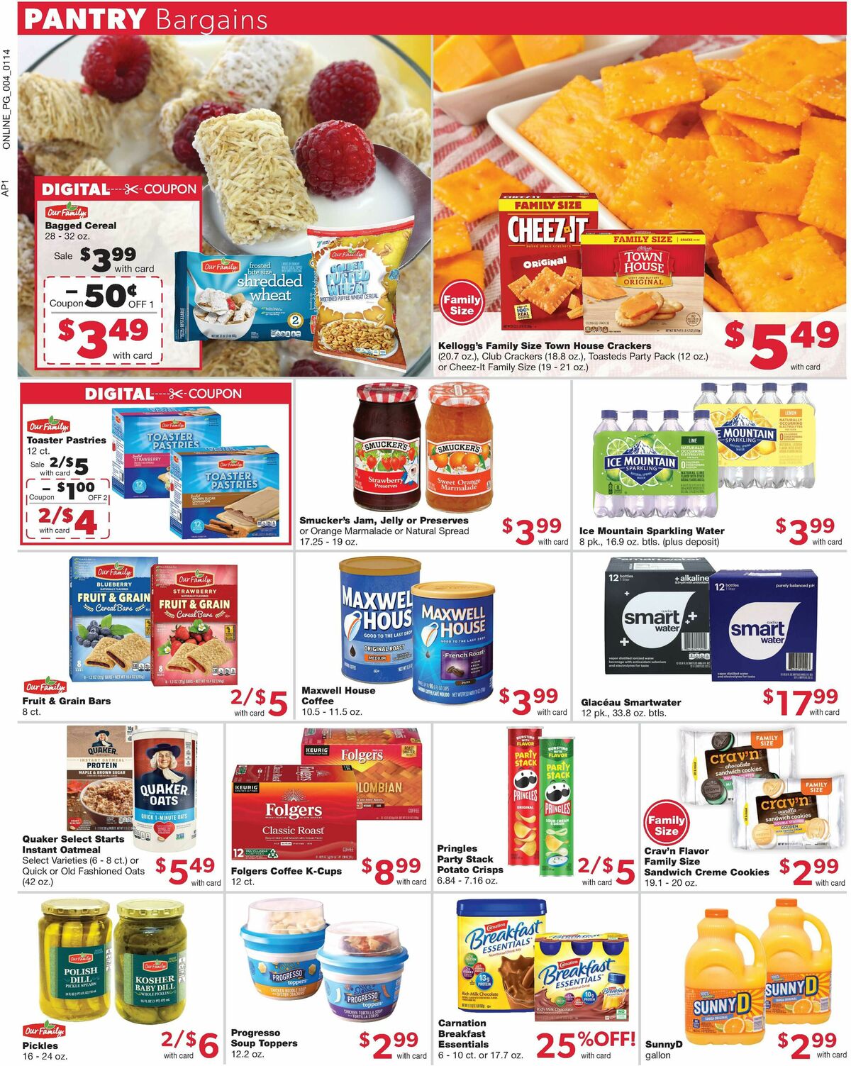 Family Fare Weekly Ad from January 14