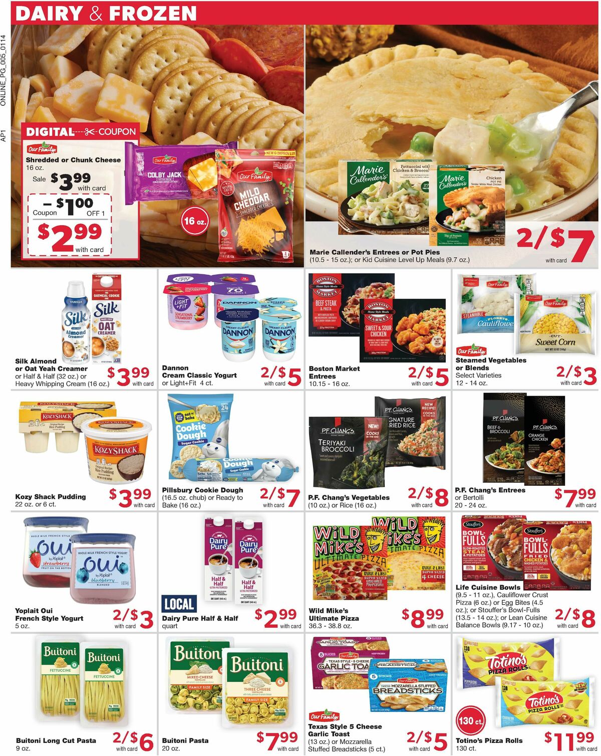 Family Fare Weekly Ad from January 14