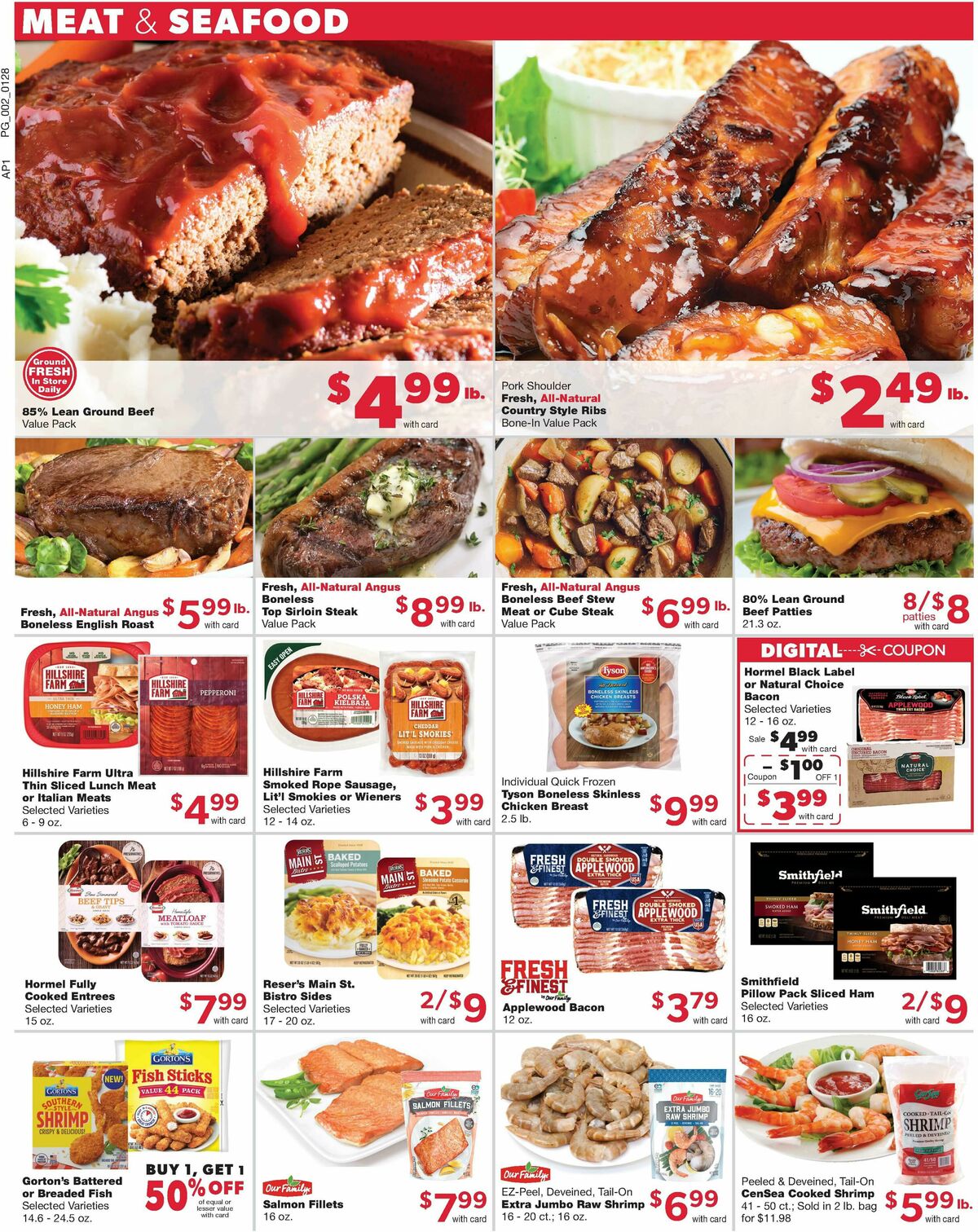 Family Fare Weekly Ad from January 28