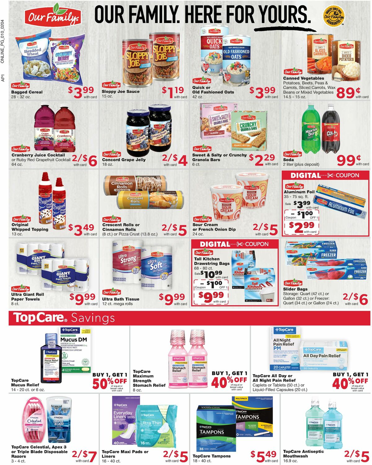 Family Fare Weekly Ad from February 4