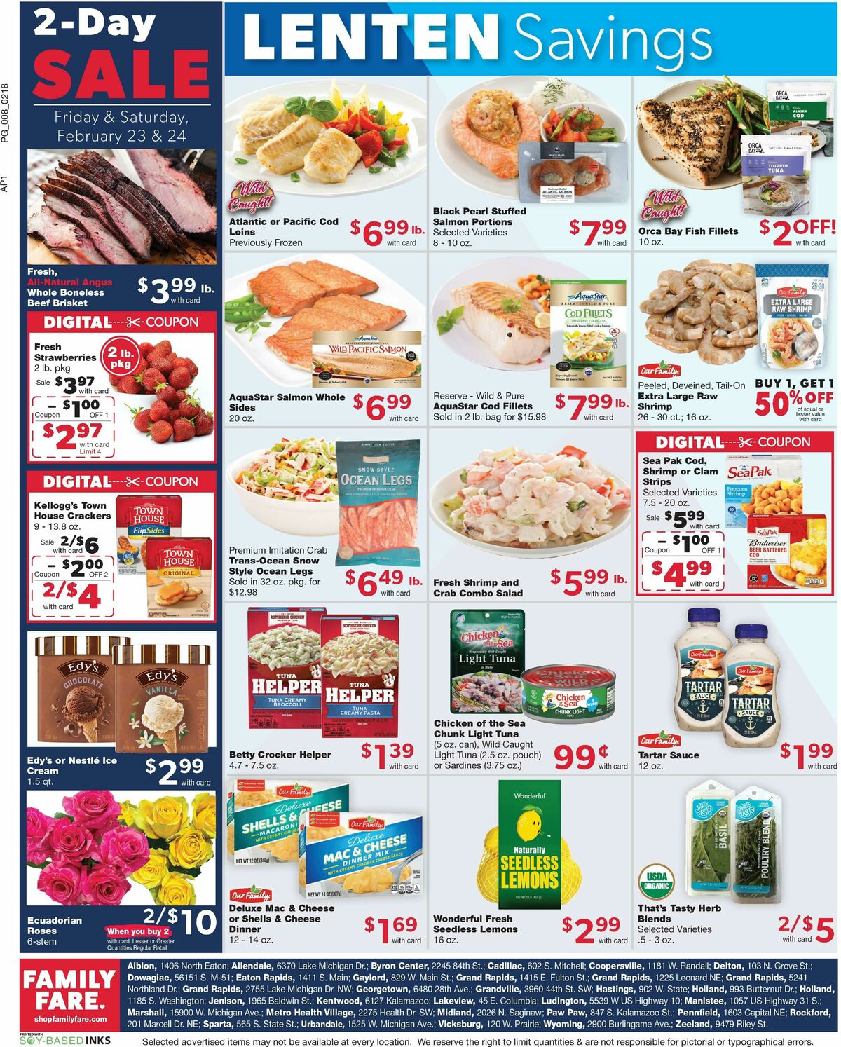 Family Fare Weekly Ad from February 18