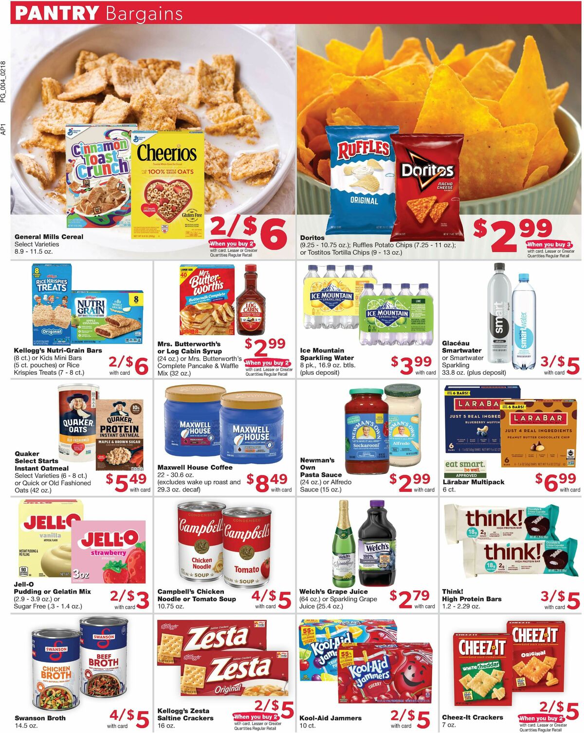 Family Fare Weekly Ad from February 18