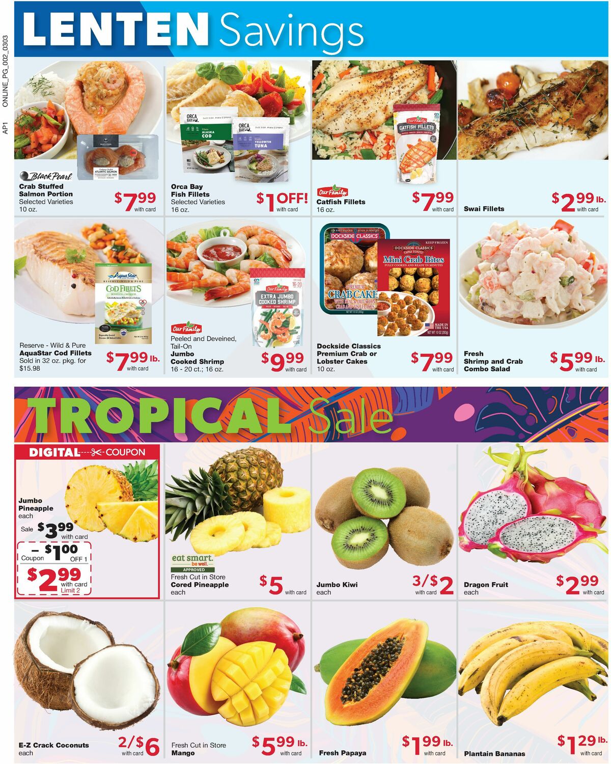 Family Fare Weekly Ad from March 3