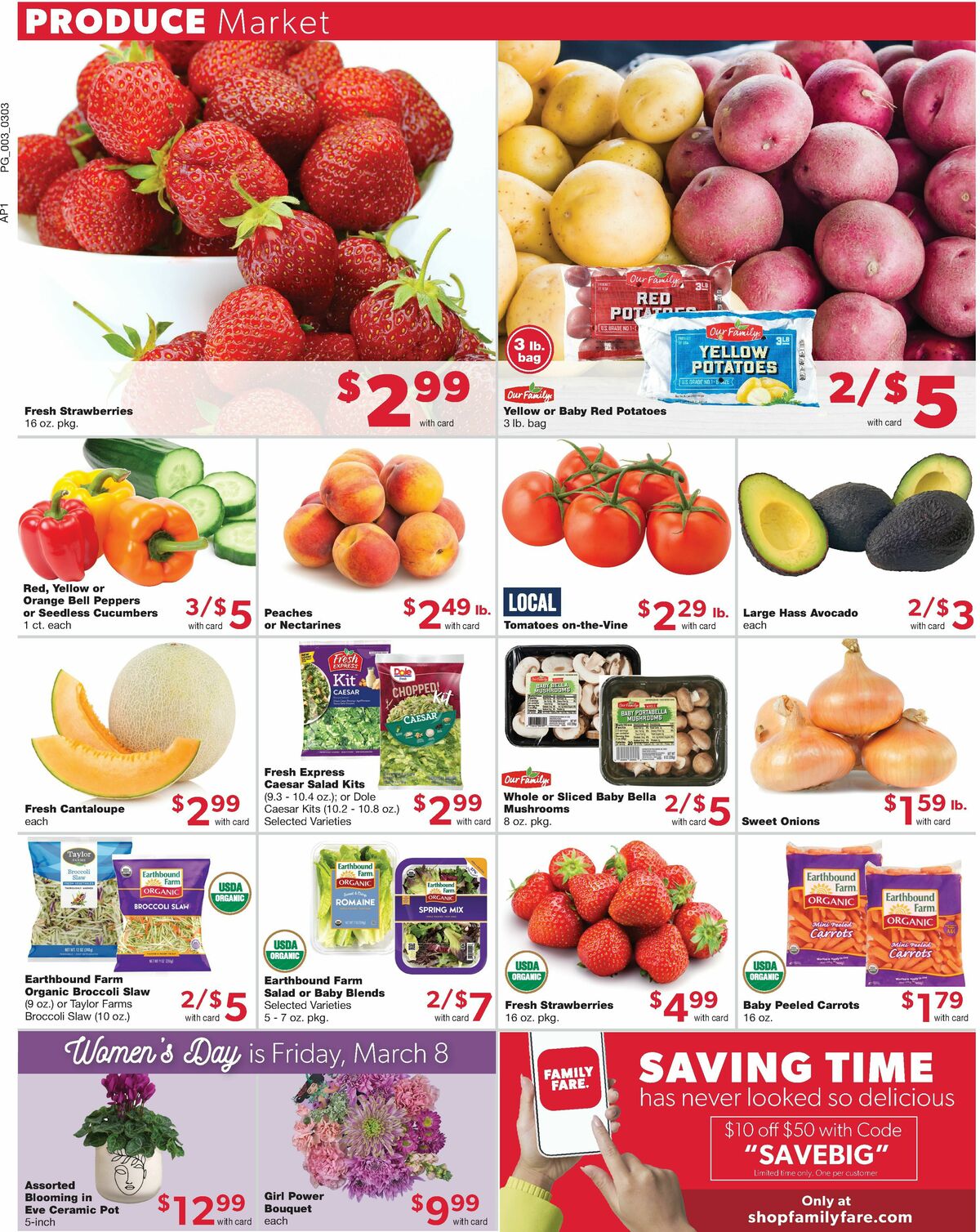 Family Fare Weekly Ad from March 3