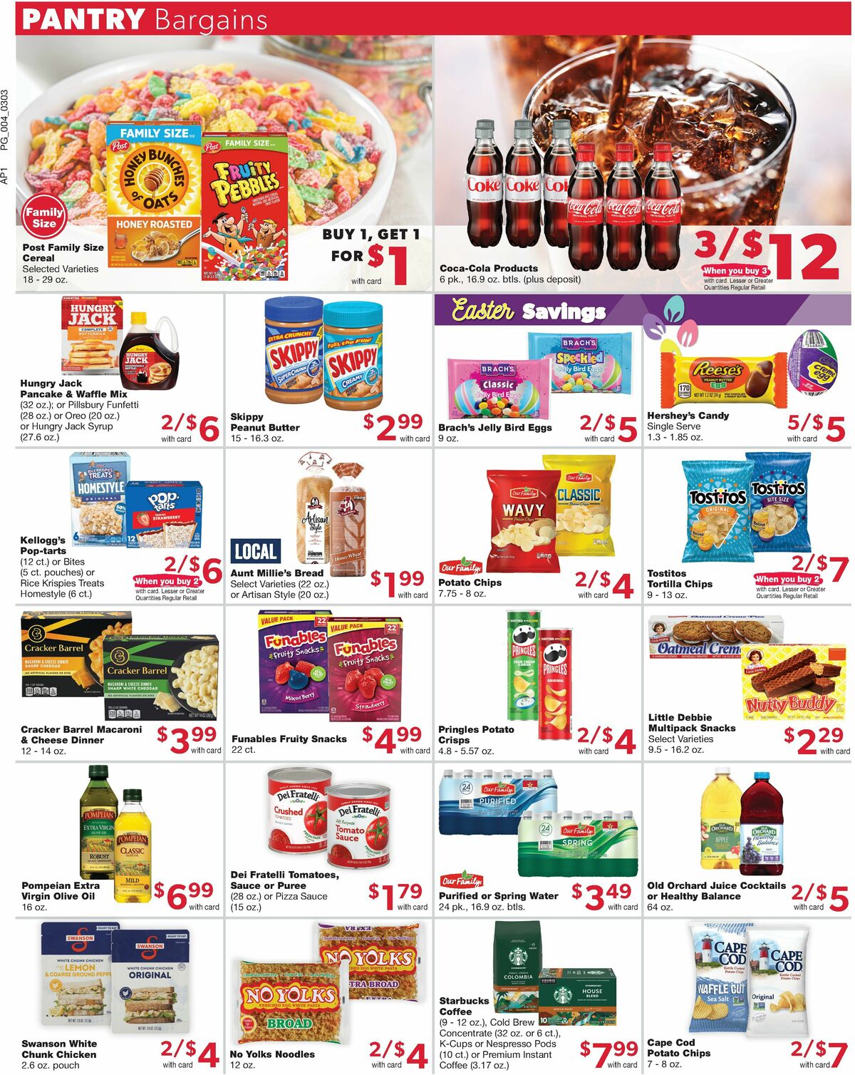 Family Fare Weekly Ad from March 3