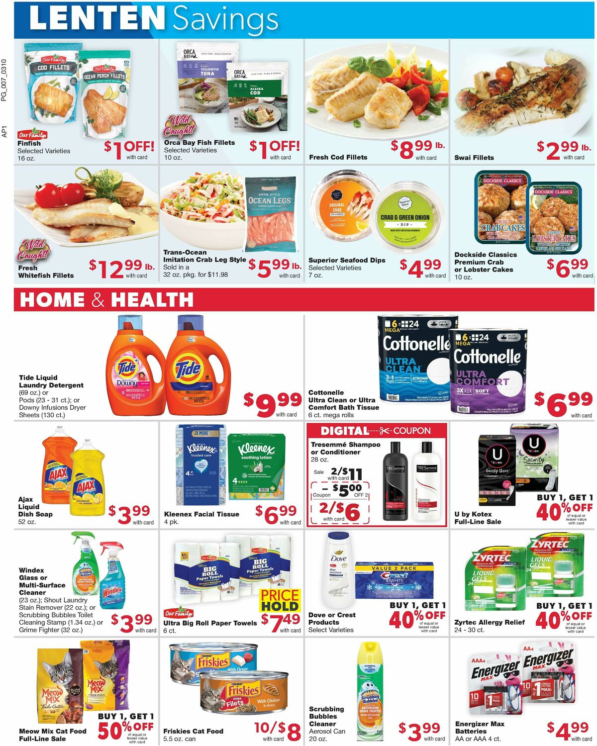 Family Fare Weekly Ad from March 10