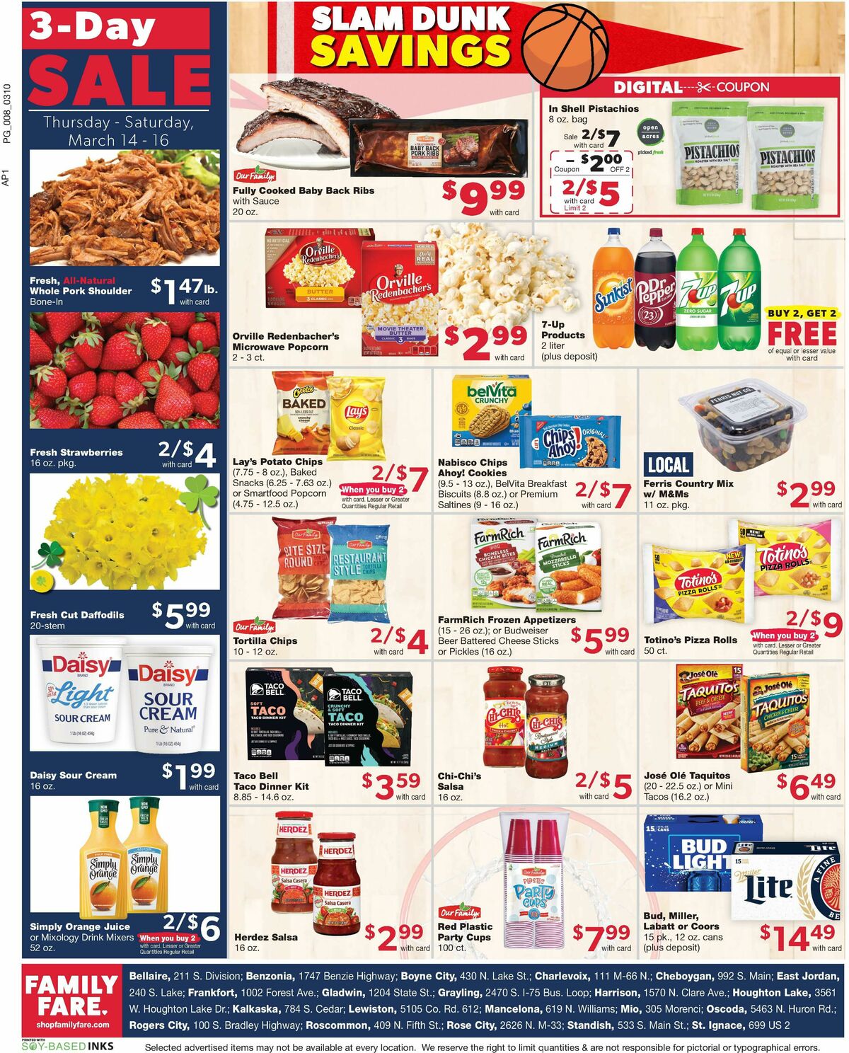 Family Fare Weekly Ad from March 10