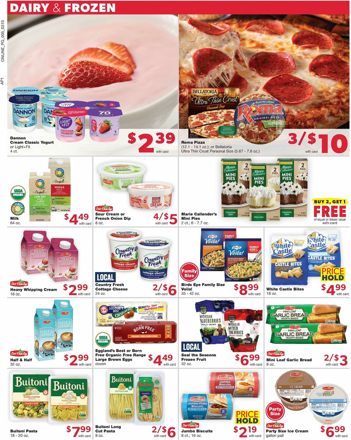 Family Fare Weekly Ad from March 10