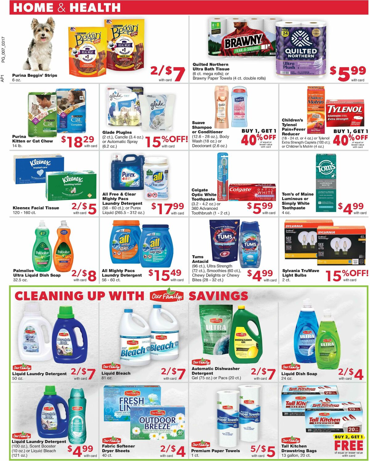 Family Fare Weekly Ad from March 17