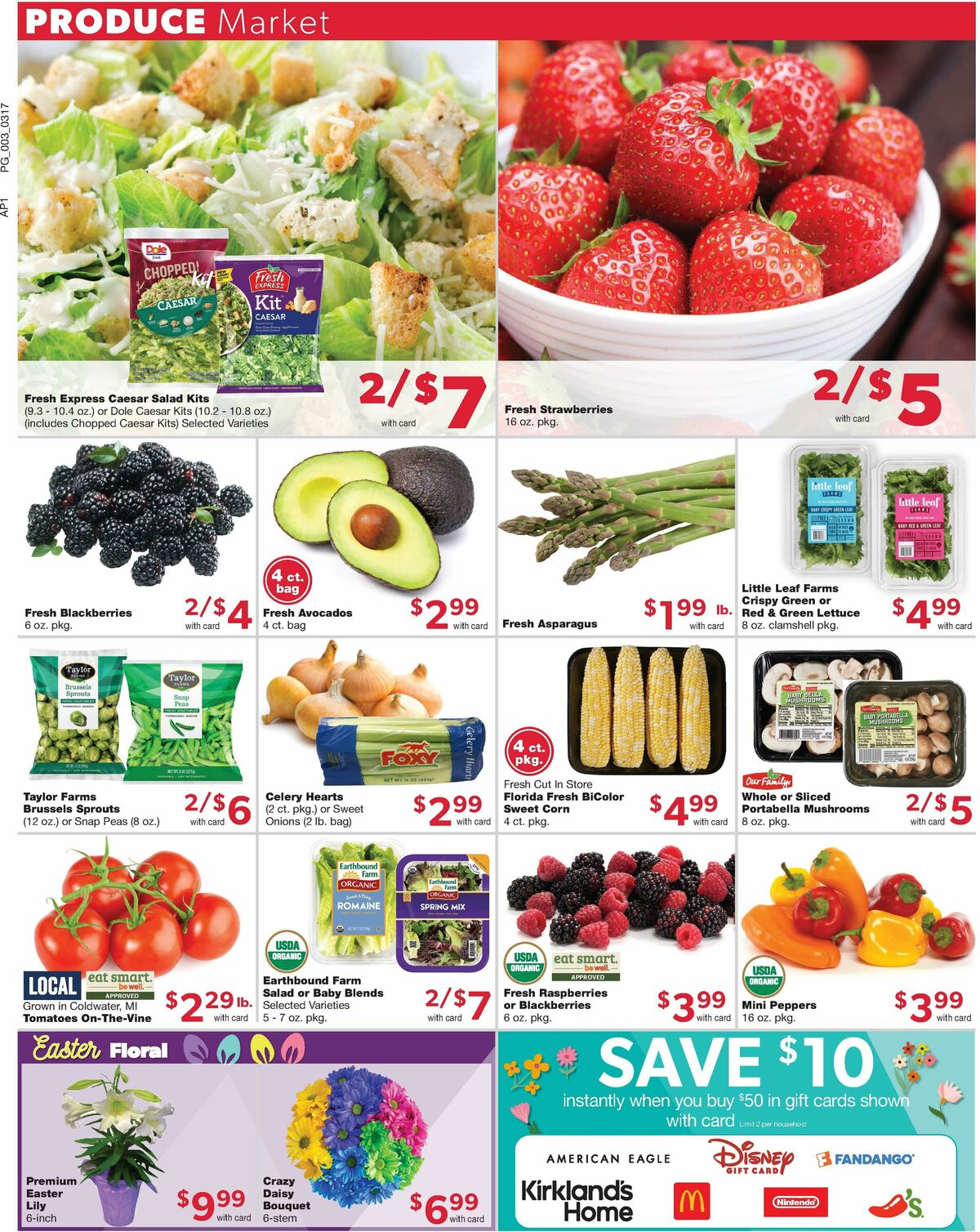 Family Fare Weekly Ad from March 17