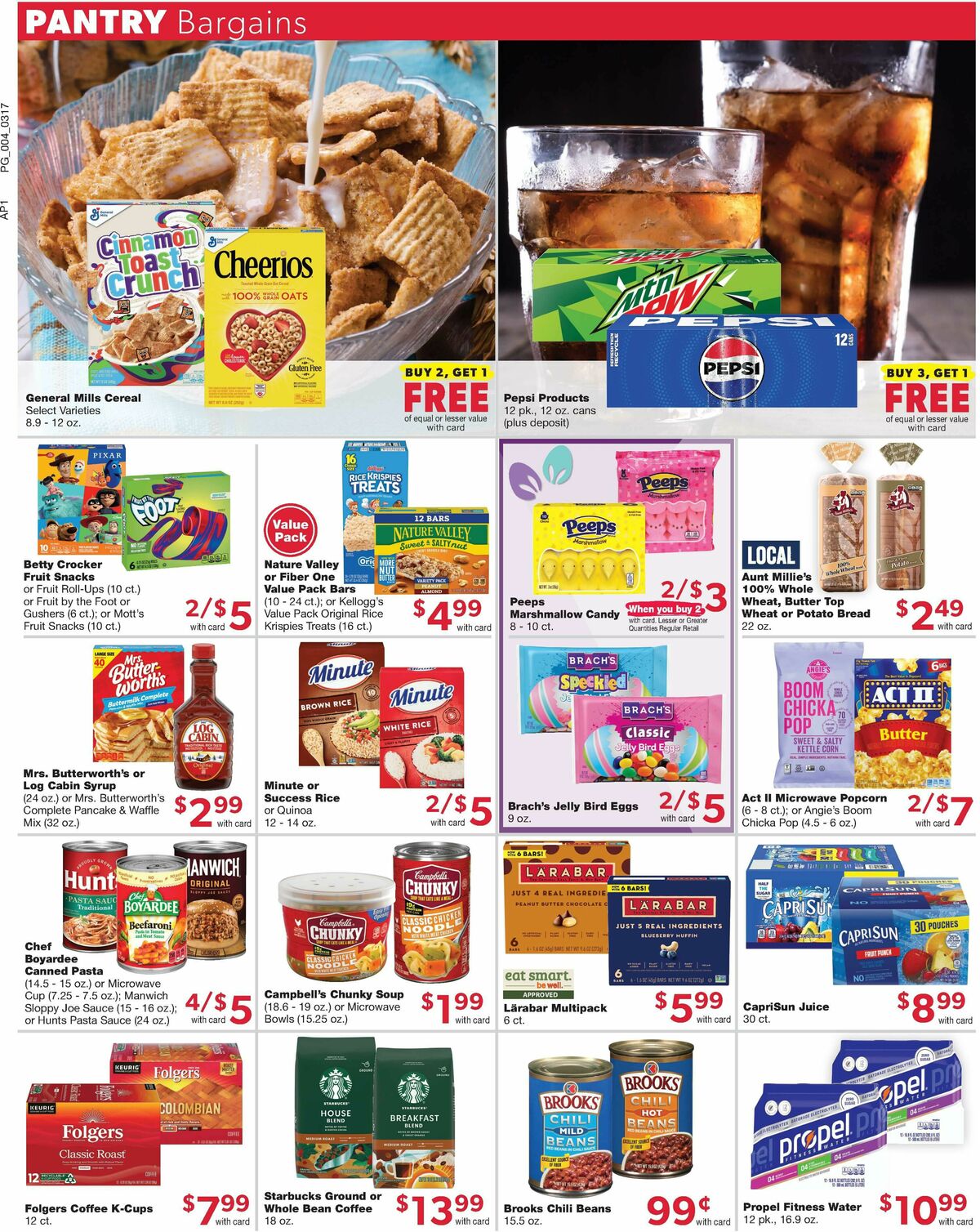 Family Fare Weekly Ad from March 17