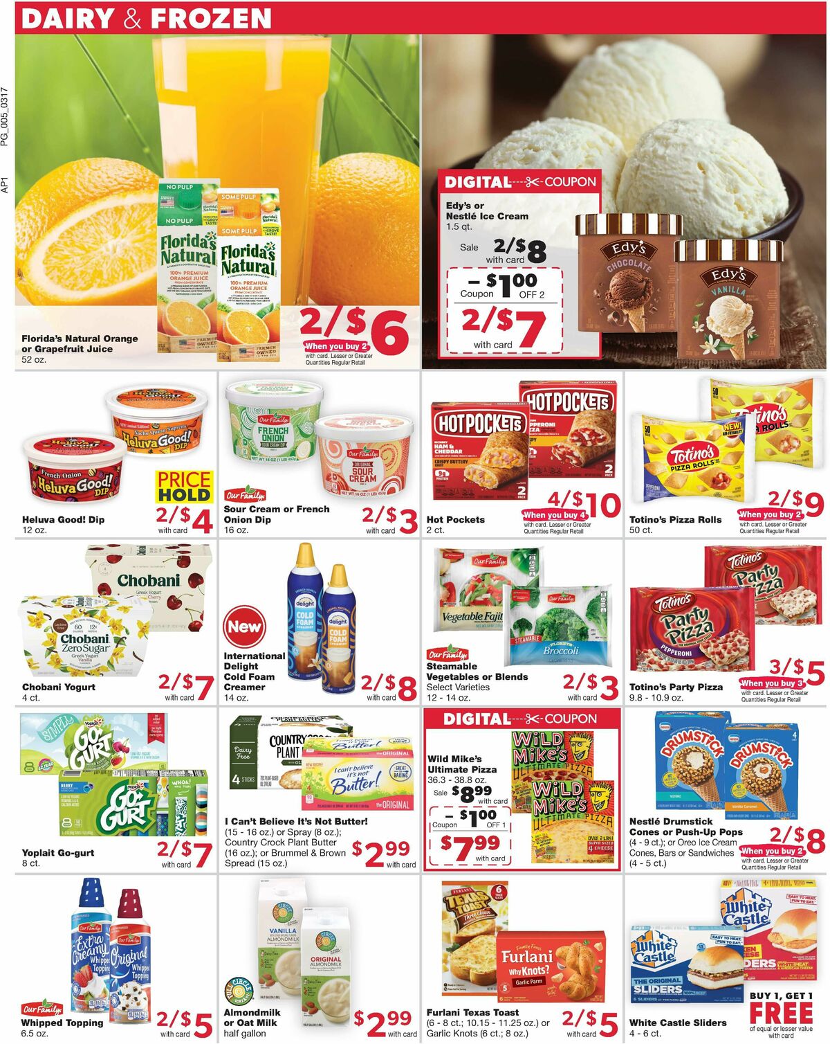 Family Fare Weekly Ad from March 17