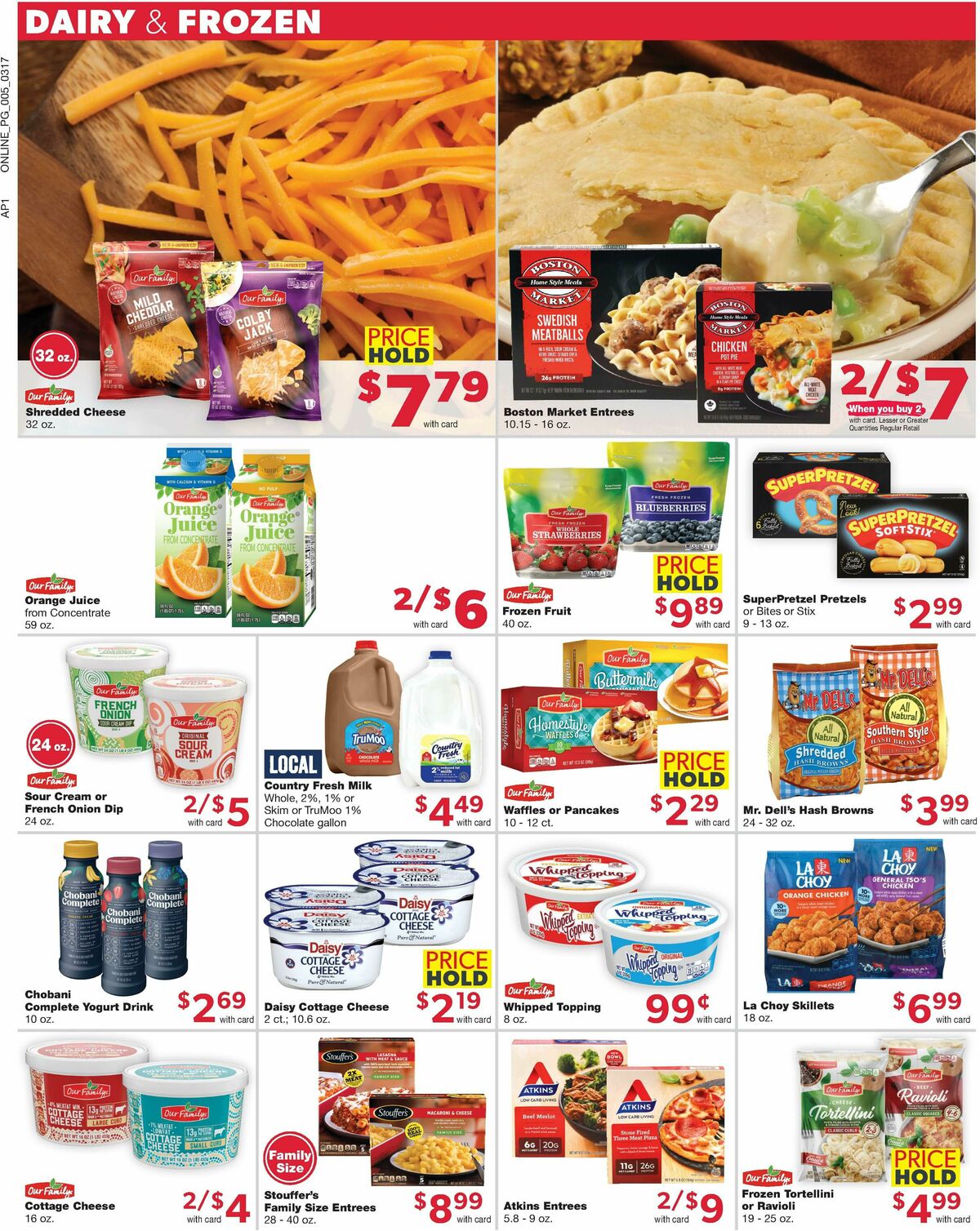 Family Fare Weekly Ad from March 17