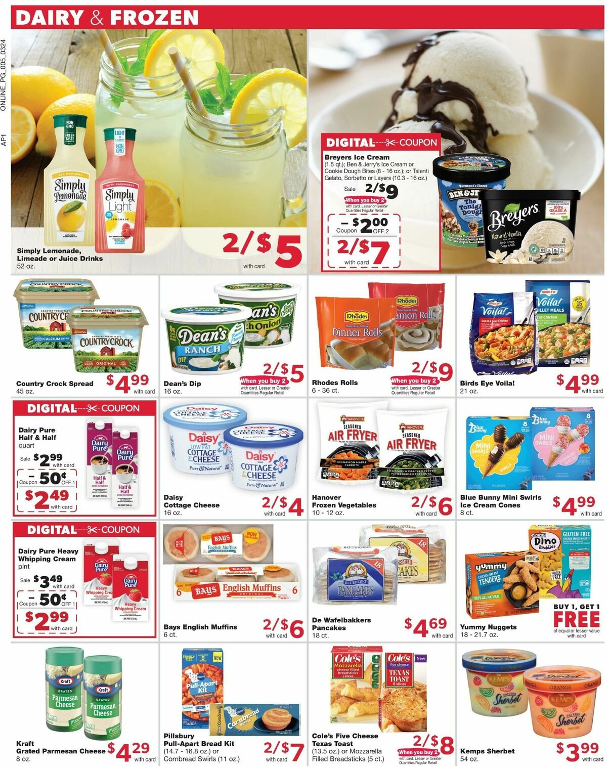 Family Fare Weekly Ad from March 25