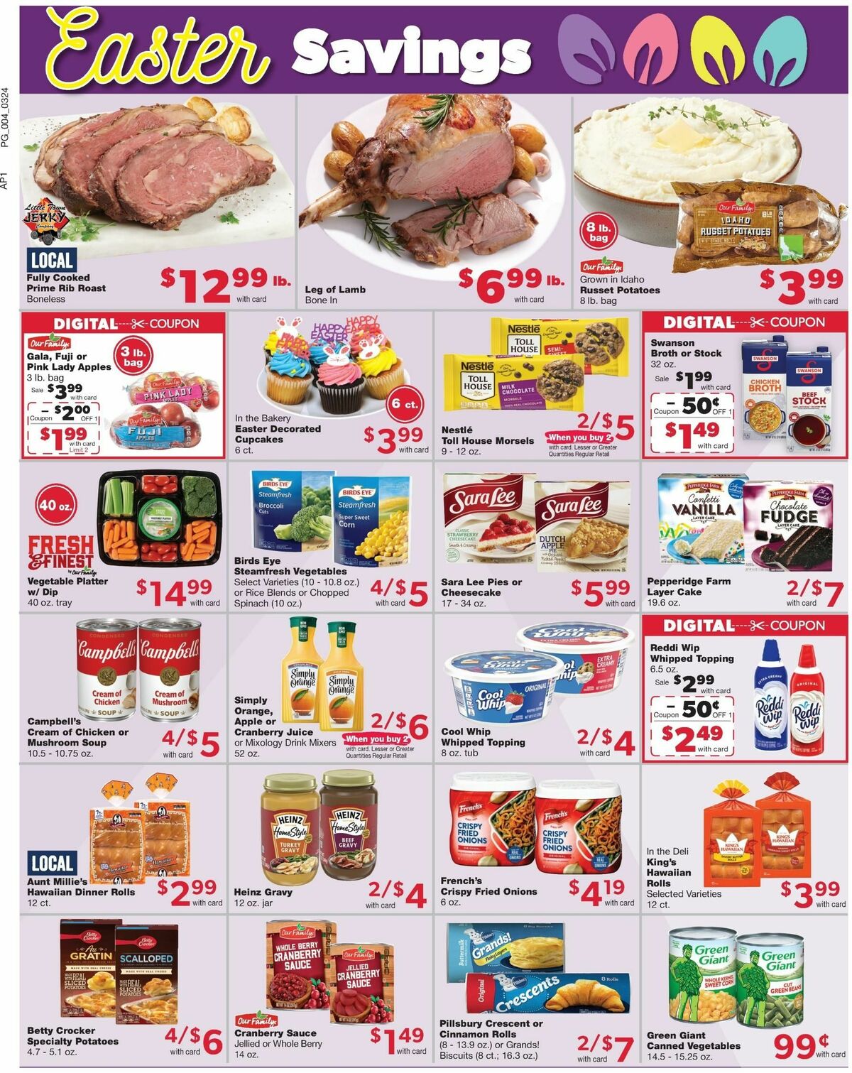 Family Fare Weekly Ad from March 25