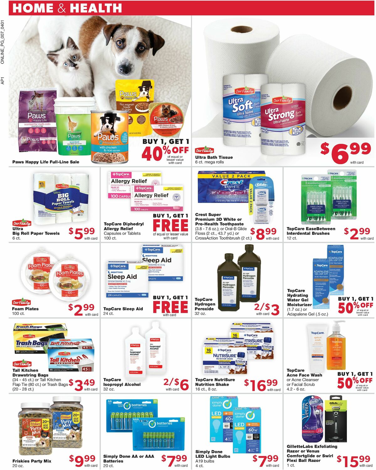 Family Fare Weekly Ad from April 1