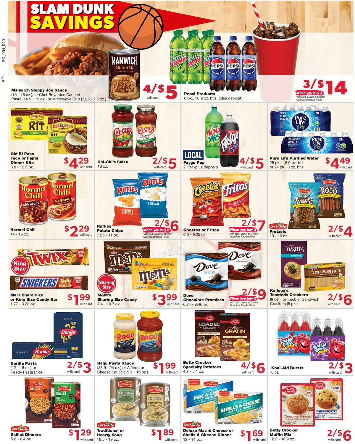 Family Fare Weekly Ad from April 1