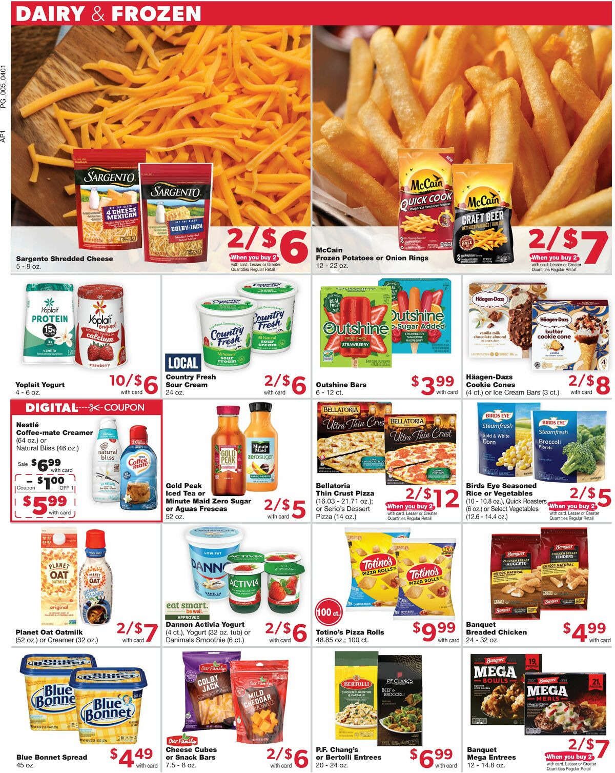 Family Fare Weekly Ad from April 1