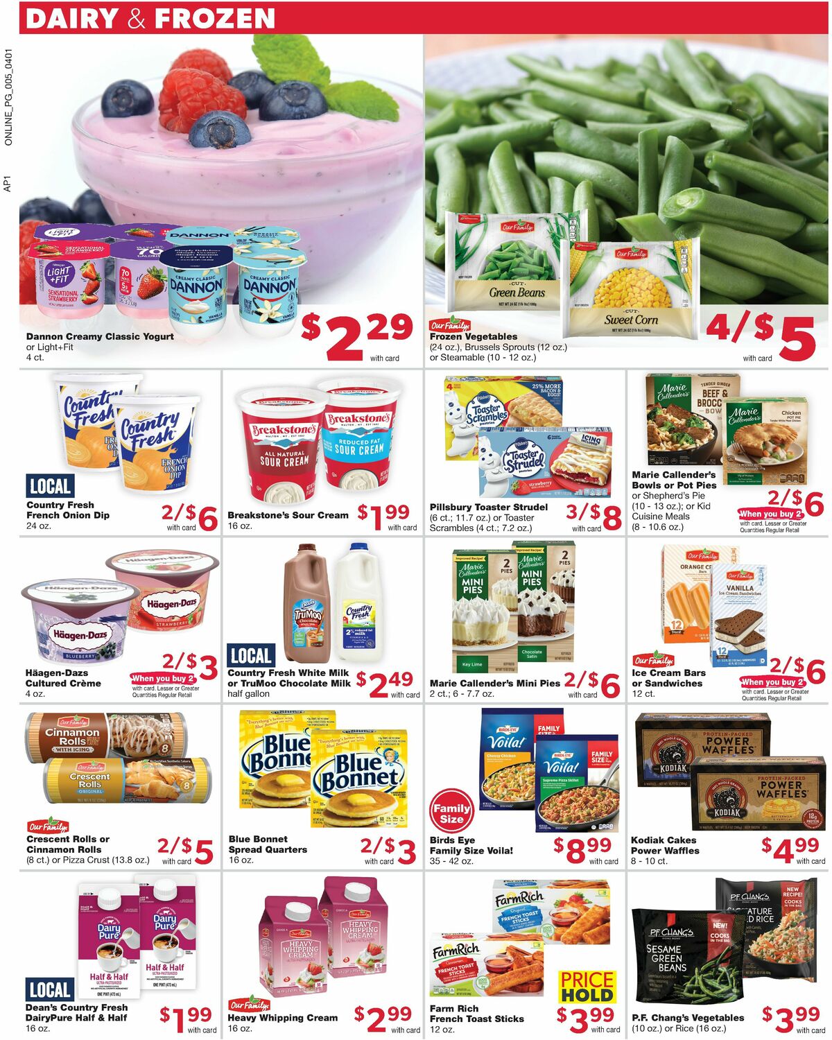 Family Fare Weekly Ad from April 1