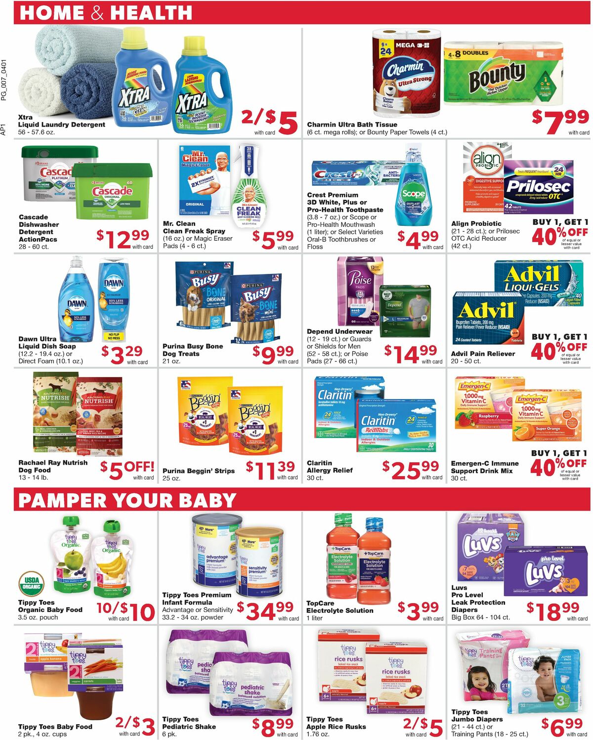 Family Fare Weekly Ad from April 1