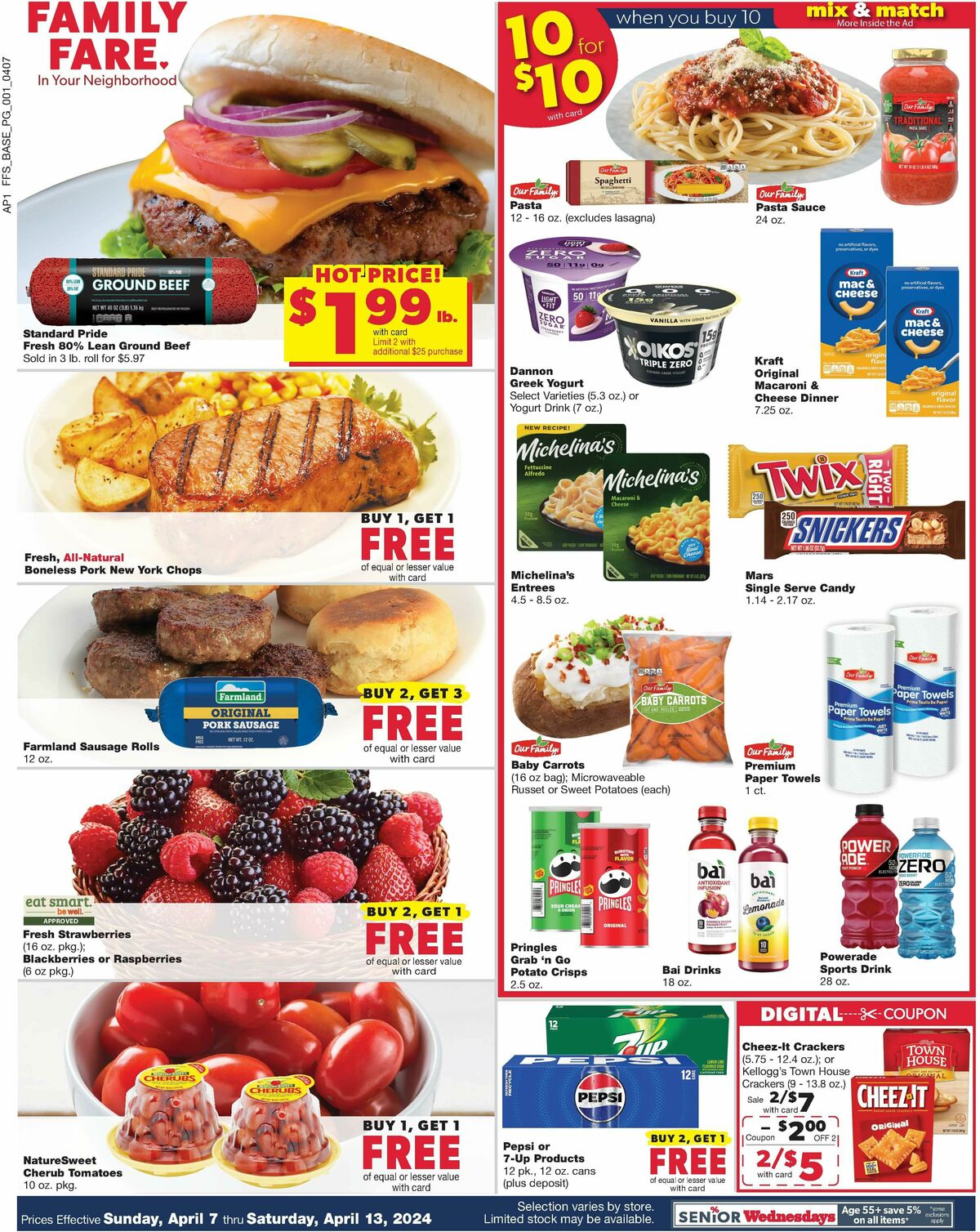 Family Fare Weekly Ad from April 7