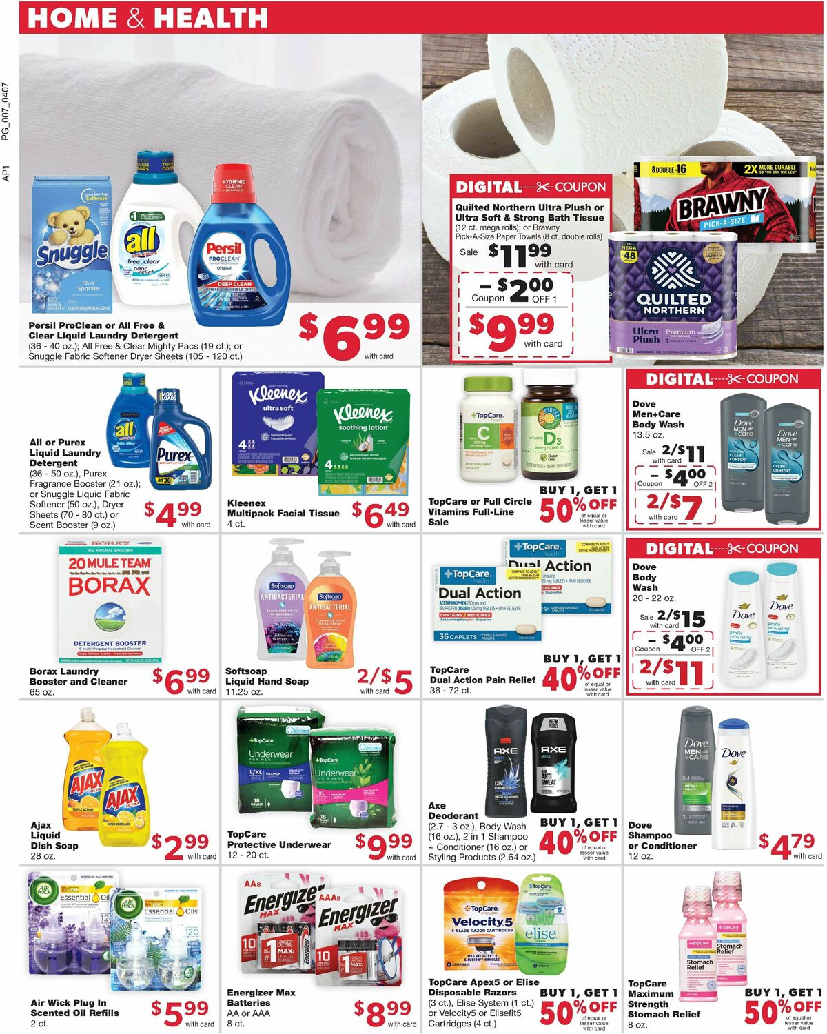 Family Fare Weekly Ad from April 7