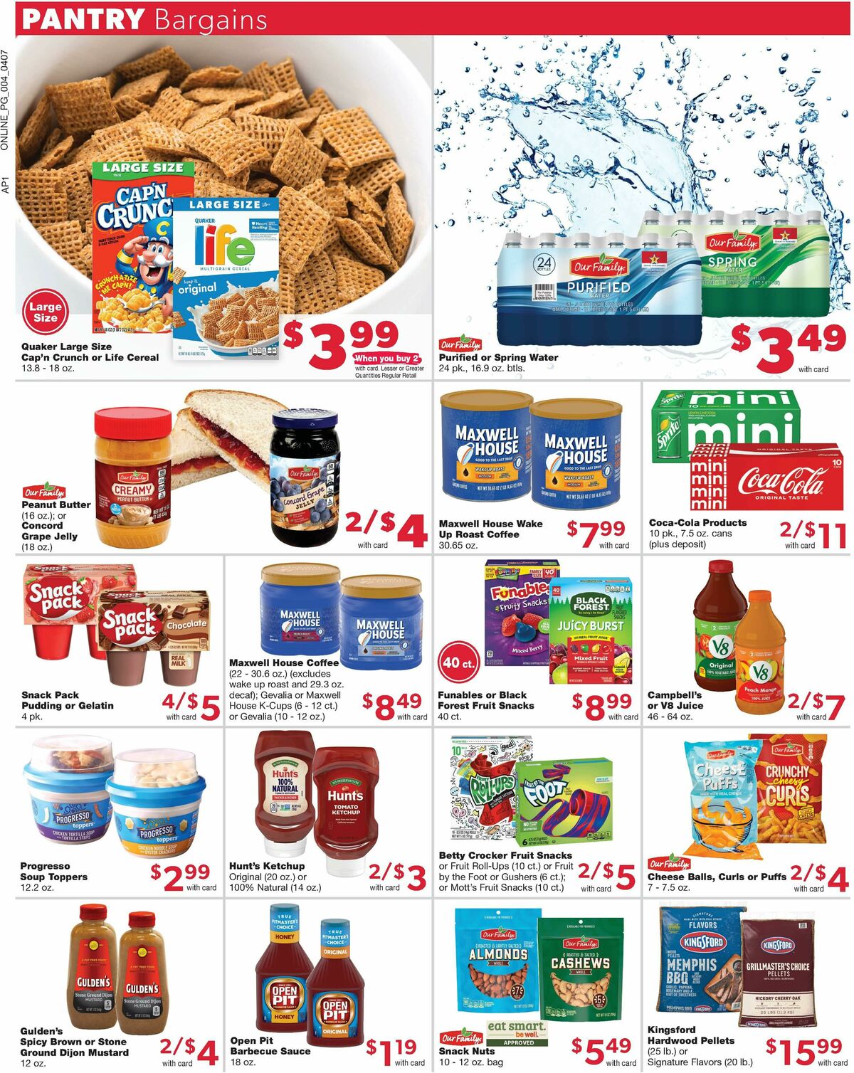 Family Fare Weekly Ad from April 7