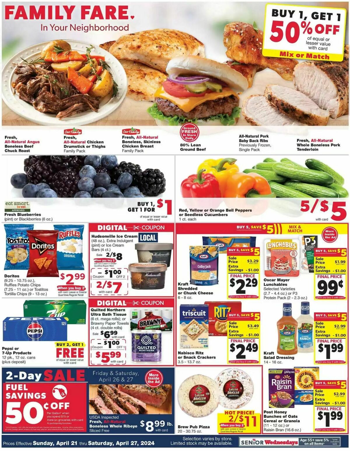 Family Fare Weekly Ad from April 21