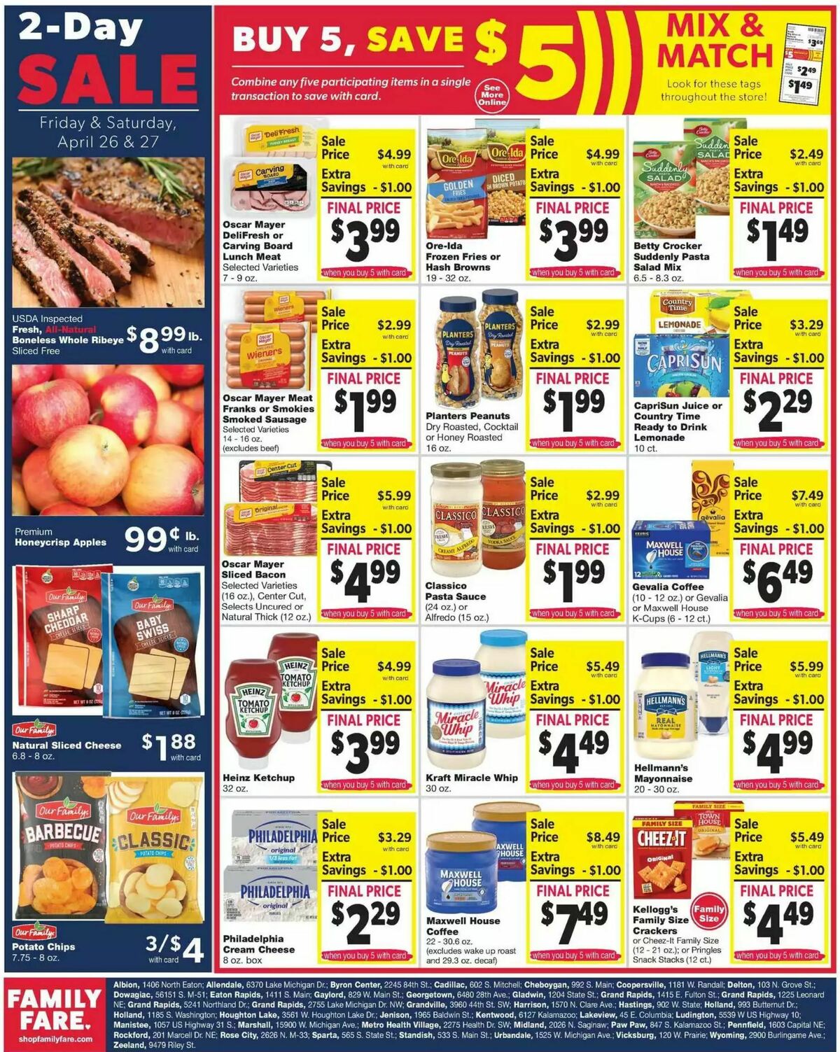 Family Fare Weekly Ad from April 21