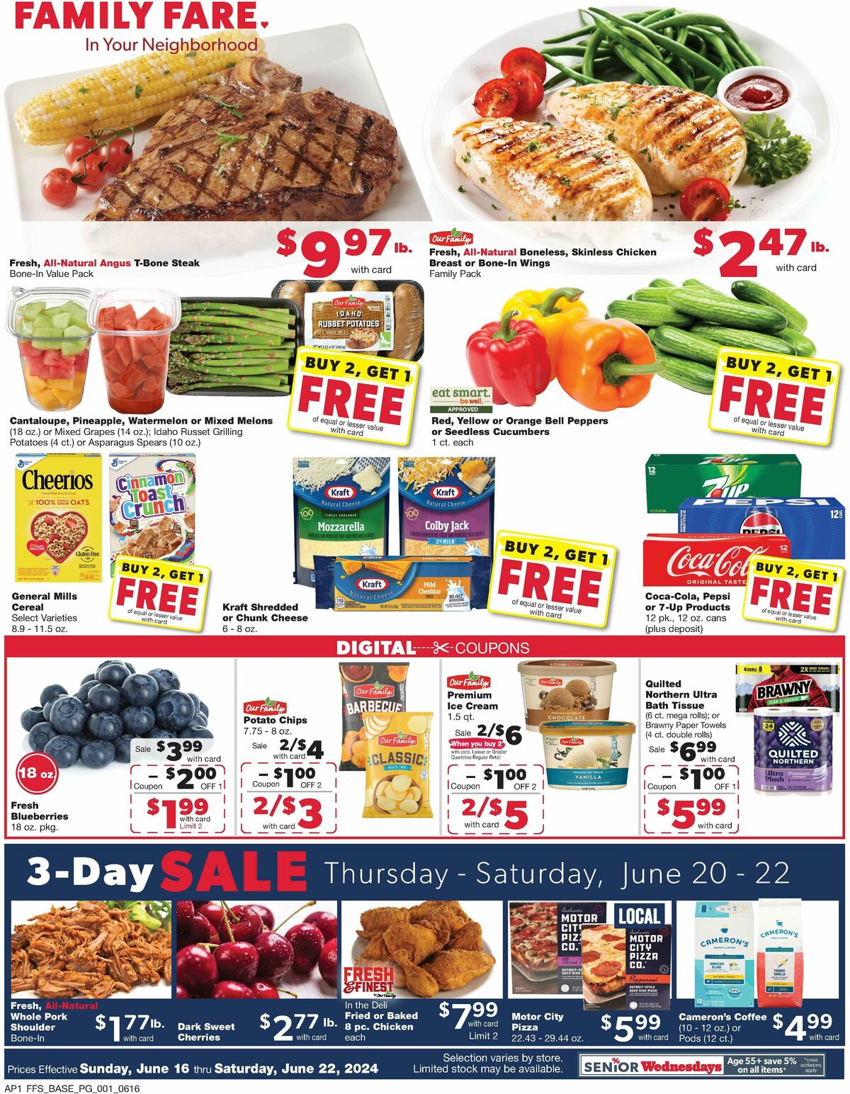 Family Fare Weekly Ad from June 16