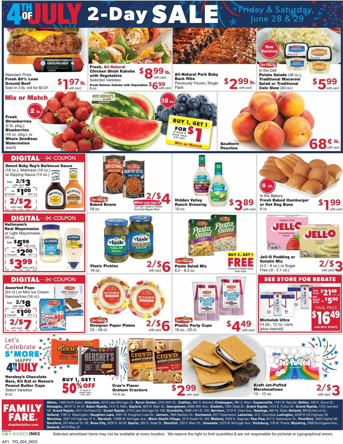 Family Fare Weekly Ad from June 23