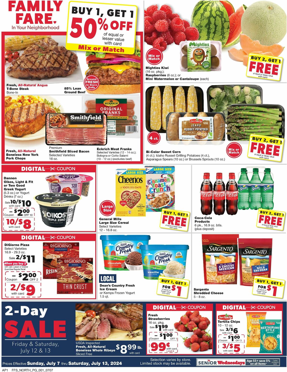 Family Fare Weekly Ad from July 7