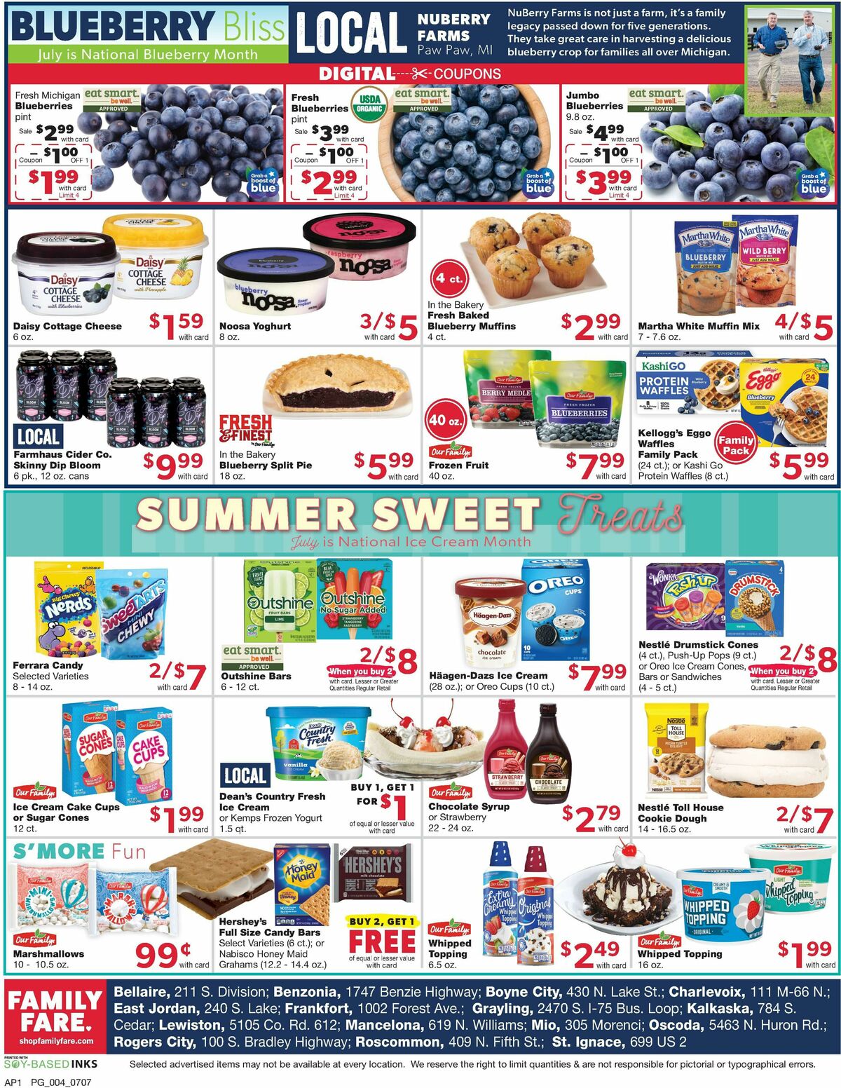 Family Fare Weekly Ad from July 7