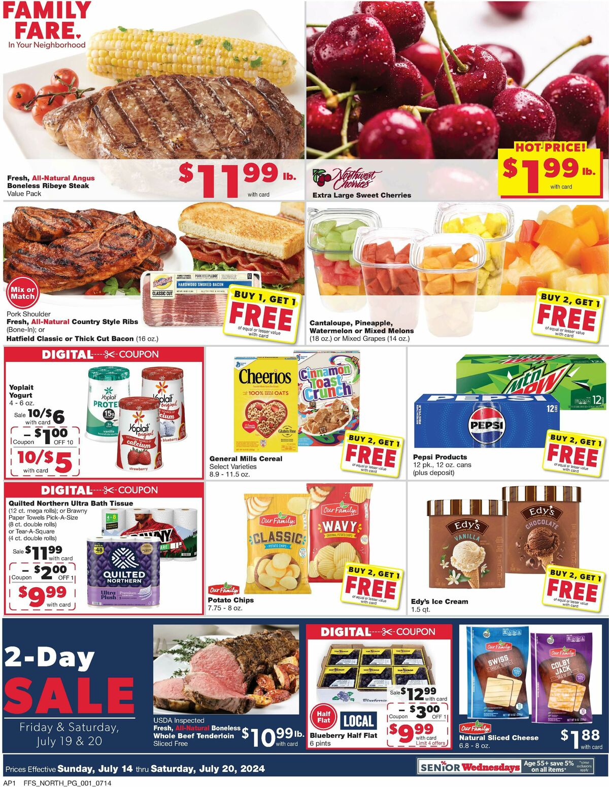 Family Fare Weekly Ad from July 14