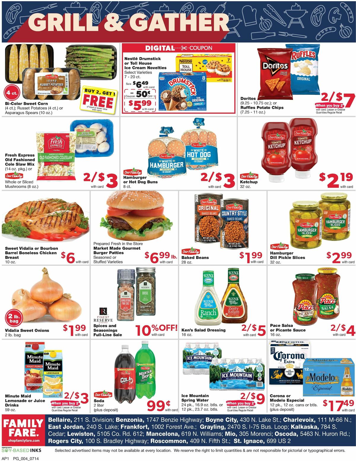 Family Fare Weekly Ad from July 14