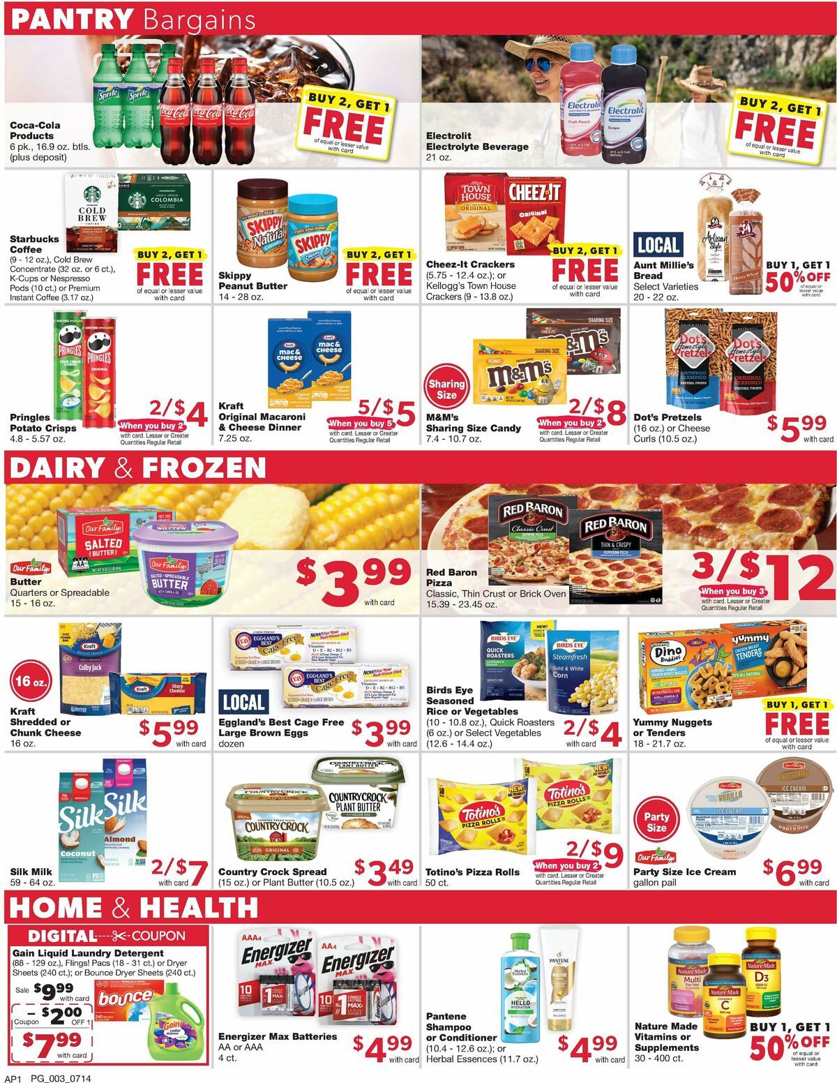 Family Fare Weekly Ad from July 14