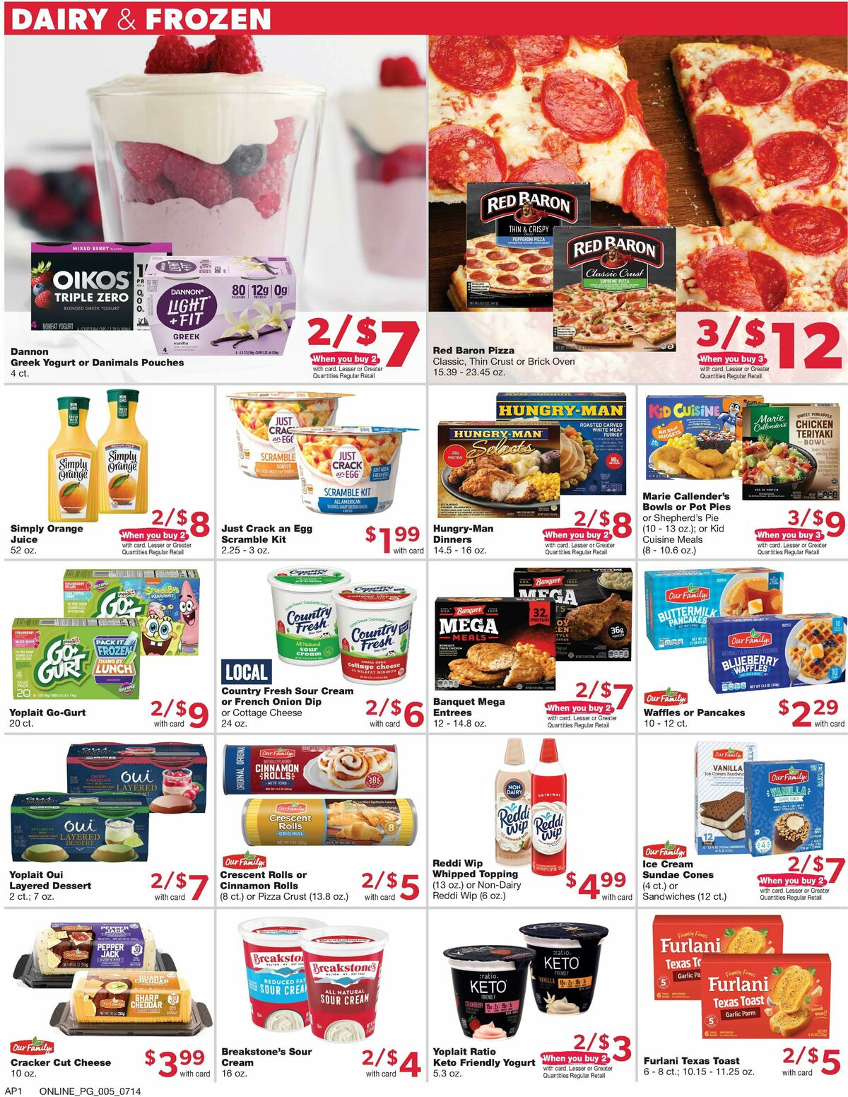 Family Fare Weekly Ad from July 14