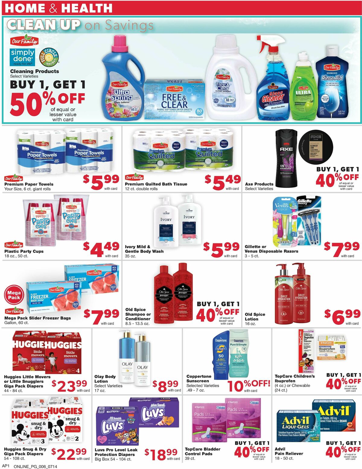 Family Fare Weekly Ad from July 14