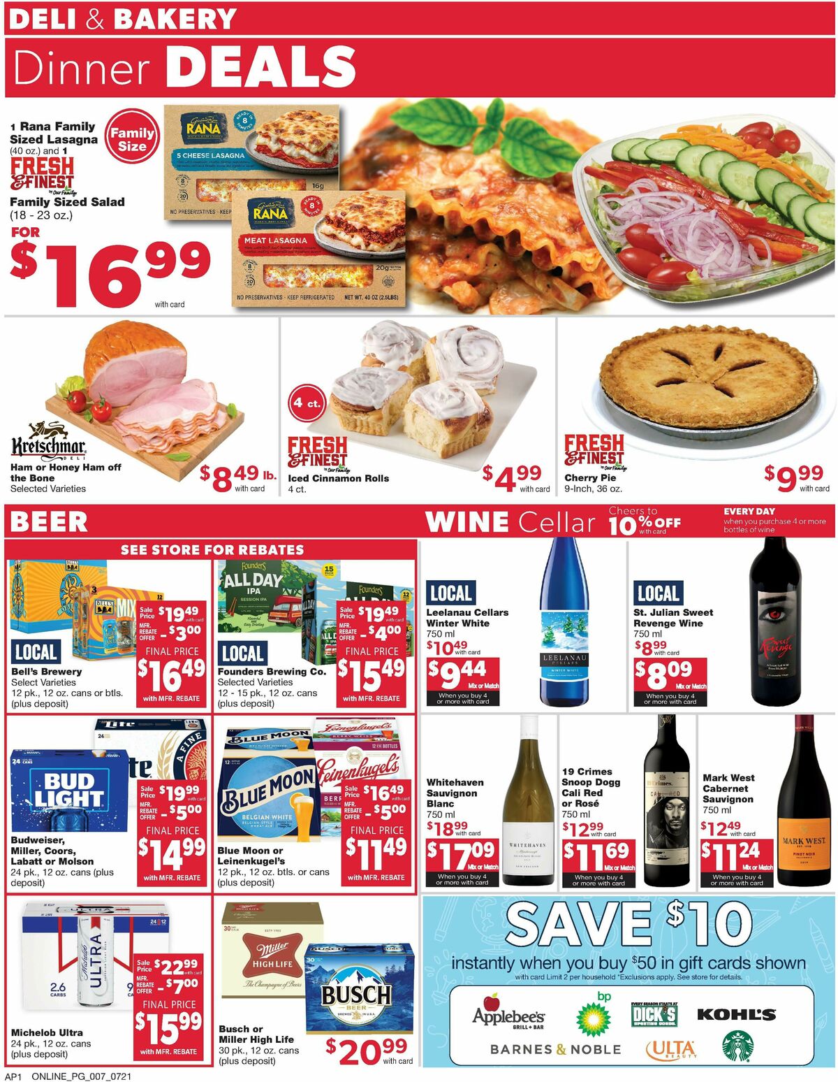 Family Fare Weekly Ad from July 21