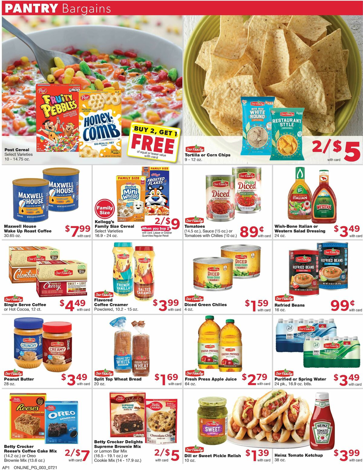 Family Fare Weekly Ad from July 21