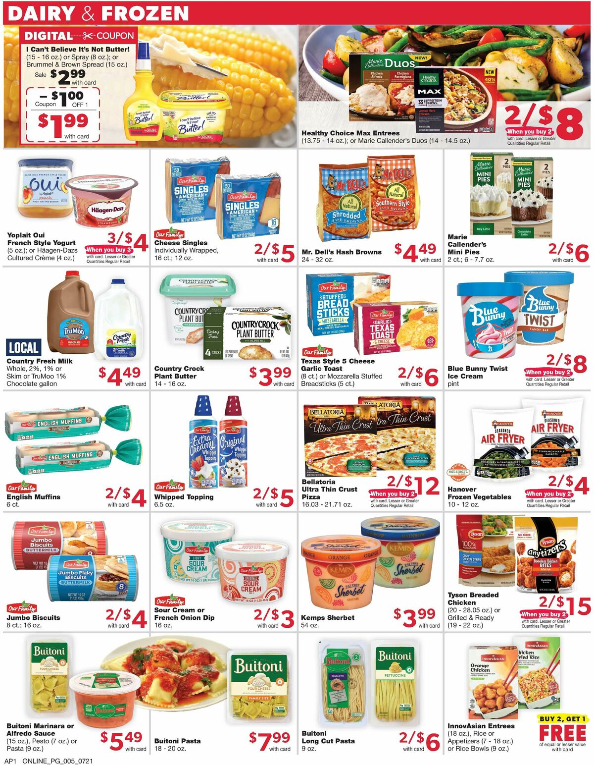 Family Fare Weekly Ad from July 21