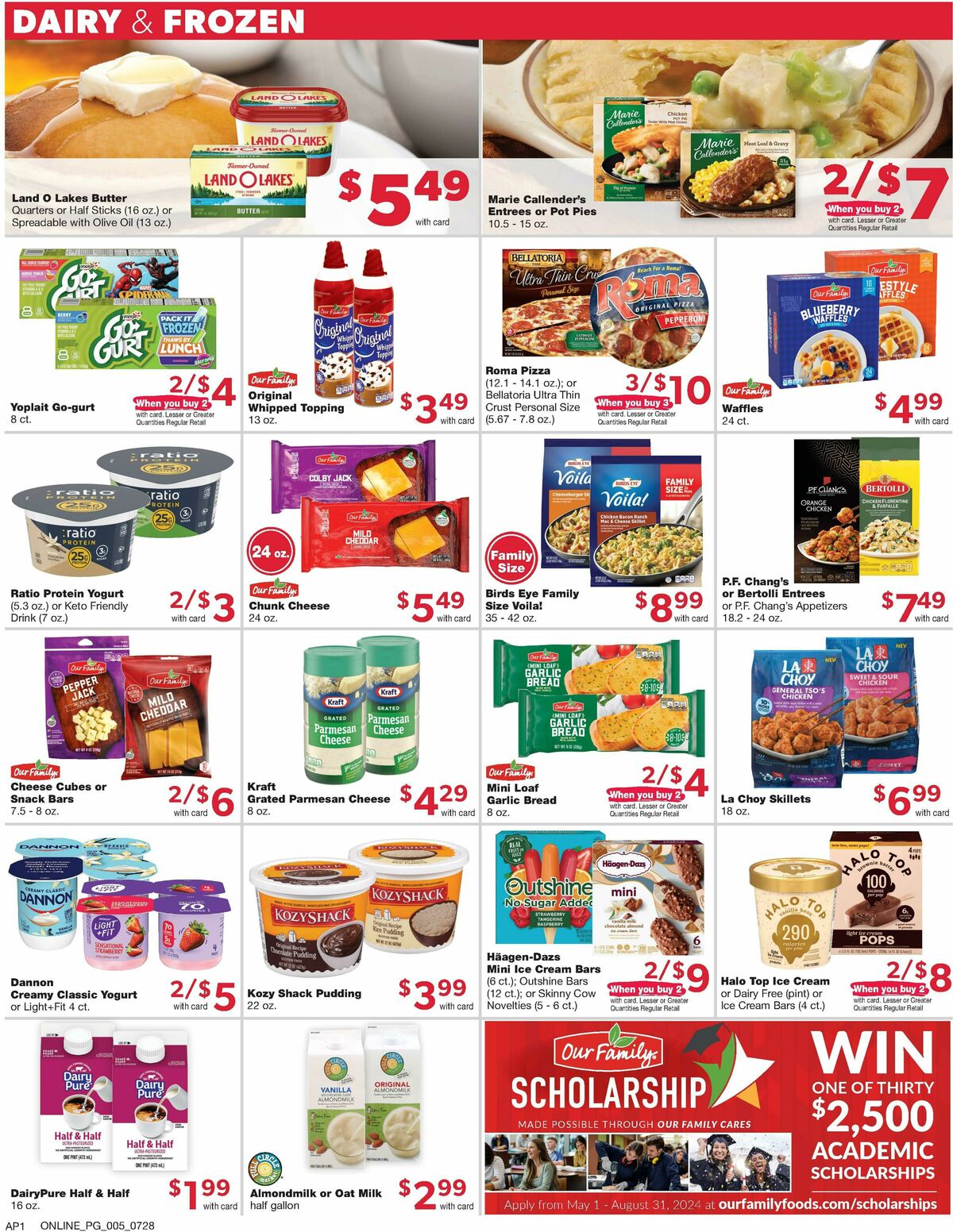 Family Fare Weekly Ad from July 28